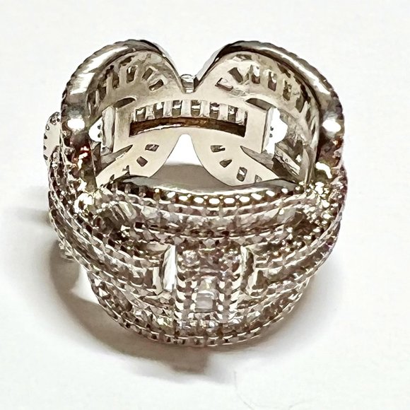 New Hip Hop Chain Zircon Ring - Picture 3 of 7